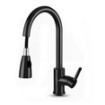 thumbnail image 4 of Hugtrwg Grifo Monomando Acero Inoxidable Grifo Antioxidante para El La El Baño (negro), 4 of 8