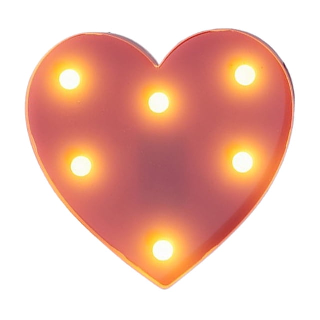 Luces de marquesina Billuyoard con luz de corazón rosa para bodas y fiestas de cumpleaños