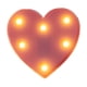 thumbnail image 2 of Luces de marquesina Cateissary Señal de neón corazón rosa, 2 of 6