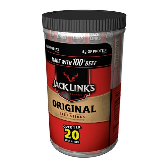 Jack Links Beef Sticks on-the-go, Original, 0.92oz, 20 CT