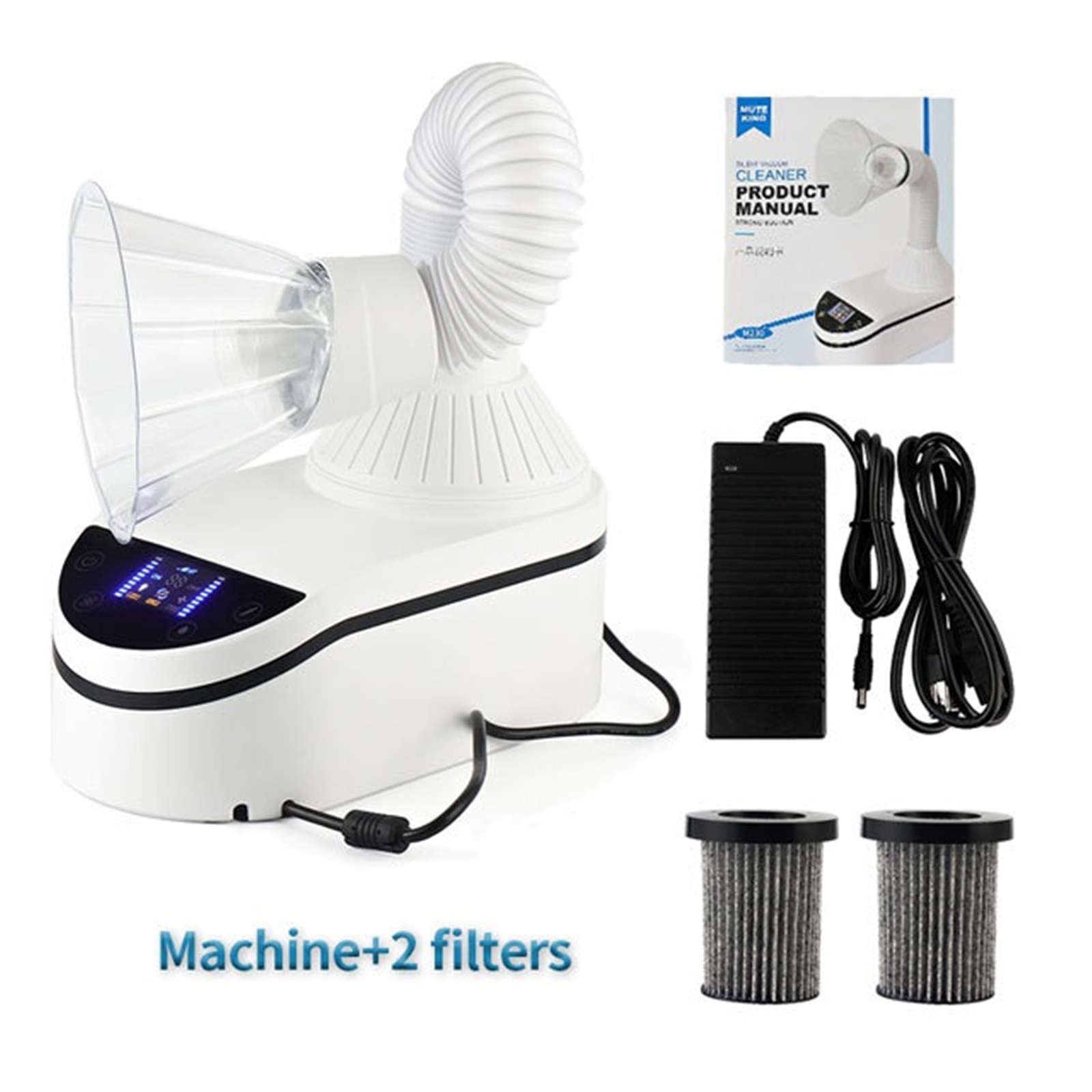 230W Strong Suction Nail Vacuum Cleaner LED Nail Dust Collector 35000RPM Nail Drill Pen Fast Nail Polish Removal Nail Art Tools