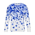 thumbnail image 4 of Blusas y camisas de manga larga con cuello redondo para hombre. Camiseta deportiva estampada para San Valentín. Camiseta de manga larga con cuello redondo. Blusas de licra para hombre., 4 of 5
