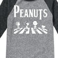 thumbnail image 3 of Peanuts - Peanuts Crossing Road - Toddler And Youth Raglan Graphic T-Shirt, 3 of 5
