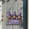 thumbnail image 5 of Halloween Decorations Witch Sisters Wooden Door Hanger – Festive Hanging Sign for Home, Porch & Living Room, 5 of 5