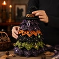 thumbnail image 2 of Bsirktail Halloween Craft Kit, DIY Fabric Tree Decoration Kit, 3D Quilted Halloween Tree Craft Project for Beginners, Tabletop Home Decor DIY Project for Halloween Mantel Shelf Party Display (C), 2 of 6