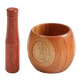 thumbnail image 1 of Triturador de ajo de madera para el hogar Triturador de ajo manual con palo para el hogar HOMEMAXS 11512540-MX, 1 of 7
