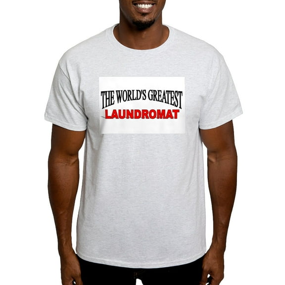 CafePress - The World's Greatest Laundromat Light T Shirt - Men's Classic Graphic T-Shirt