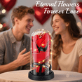 thumbnail image 4 of Qoosea Mothers Day Gifts, Eternal Flowers Bouquet Decorations, Red Rose Artificial Flowers for Mom Women Her, Unique Anniversary Valentines Day Christmas Birthday Gift, Home Decor, 4 of 7
