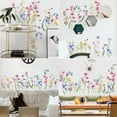 thumbnail image 2 of Flower Wall Stickers Peony Vinyl Wall Art Stickers Wall Decals Floral Sticker, 2 of 7