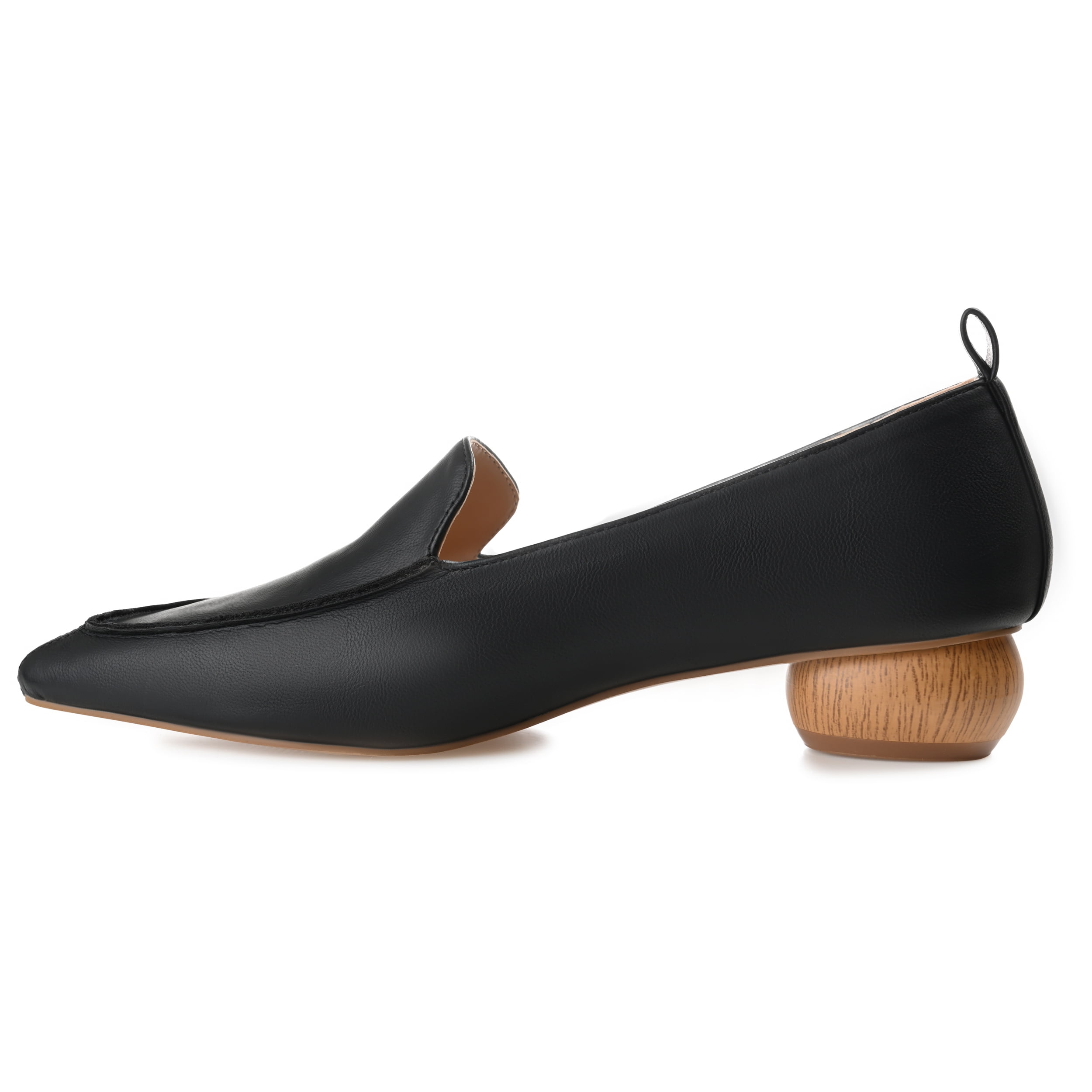 Journee Womens Maggs Loafer Pointed Toe Slip On Flats, Widths Available