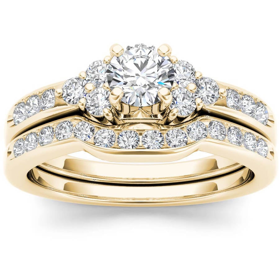 Imperial 1 Carat T.W. Diamond Classic 14kt Yellow Gold Engagement Ring Set by Imperial Jewels