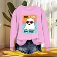 thumbnail image 4 of Tdoqot Womens Ghost Halloween Sweatshirt- Cute Funny Pullover Long Sleeve Shirts Tops Pink Size S, 4 of 4
