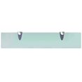 thumbnail image 3 of vidaXL Floating Shelves 2 pcs Glass 50x10 cm 8 mm, 3 of 4