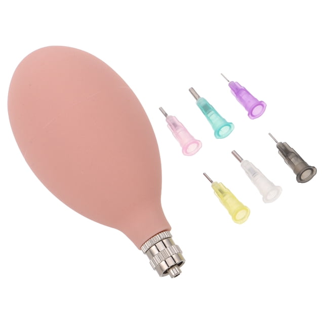 UPOUART 1 De Aplicadores Para Esmalte En Cerámica Con Puntas De Aguja Para Trabajo Preciso En Rosado