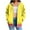 Yellow, variant on Annhoo Womens Zip up Hoodies Fall Casual Color Block Long Sleeve Sweatshirts Teen Girls Jackets with Pockets
