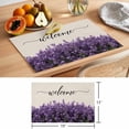 thumbnail image 6 of Purple Lavender Placemats Set of 2, Welcome Spring Pastoral Non-Slip Place Mats Washable Table Mats for Kitchen Dining Table Decorations Indoor/Outdoor, 6 of 9