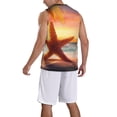 thumbnail image 2 of Sikiie Starfish Sunset Sea Beach Basketball Jersey Reversible Men's Mesh Athletic Sports Shirts Training Practice S-4XL3X-Large, 2 of 6