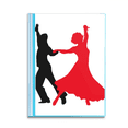 thumbnail image 1 of Duet Dance Social Dancing Dancer Book Sheet Protectors Portfolio Binder Folder, 1 of 3