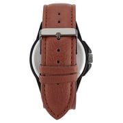 George Mens Brown Strap Watch