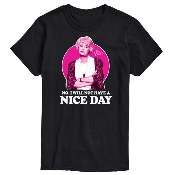 Golden Girls - Dorothy Will Not Have Nice Day - Men's Short Sleeve Graphic T-Shirt