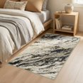 thumbnail image 4 of MICGEEK 3x5 Washable Area Rugs for Entryway, Modern Abstract Non Slip Carpet, Low Pile Indoor Rug for Bedroom Home Decor Carpets, Black/Gold, 4 of 8