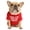 Orane Red, variant on SPRING PARK Dog Shirt Cotton Letter Printing Two-legged Summer Round Neck Short Sleeve Vest Clothes for Pet Puppy