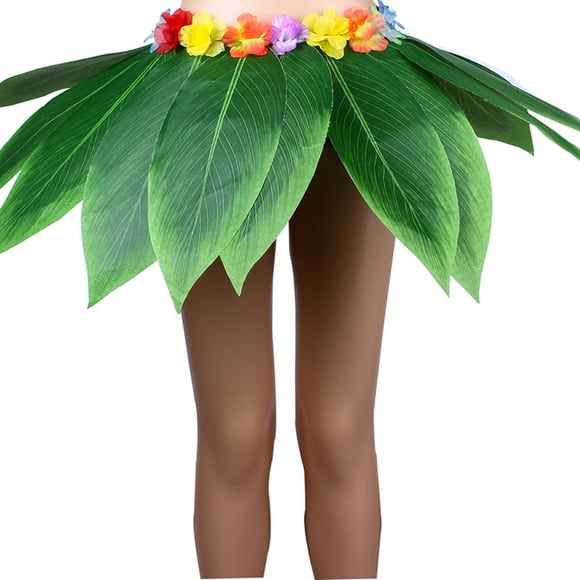 CHICHUMID Hawaii Photo Dress Up Hawaiian Grass Skirt For Women In Flared Style With Comfortable Wearing 1Pcs