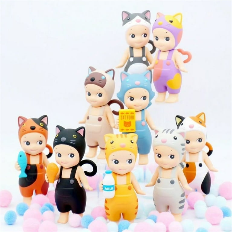 Sonny Angel Cat Life Series - Nine Piece Set, Original Mini Sonny Angel Cat Life Series - Nine Piece Set, Original Mini