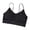 Black, variant on Women's Thread Tube Top Chest Pad Beautiful Strap Sling Bra Bras for Women Wireless Bra Seamless Bras Full Coverage Bra, Size M