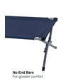 RIO XL Camping Cot, Comfortable Camping Cots for Adults with Storage