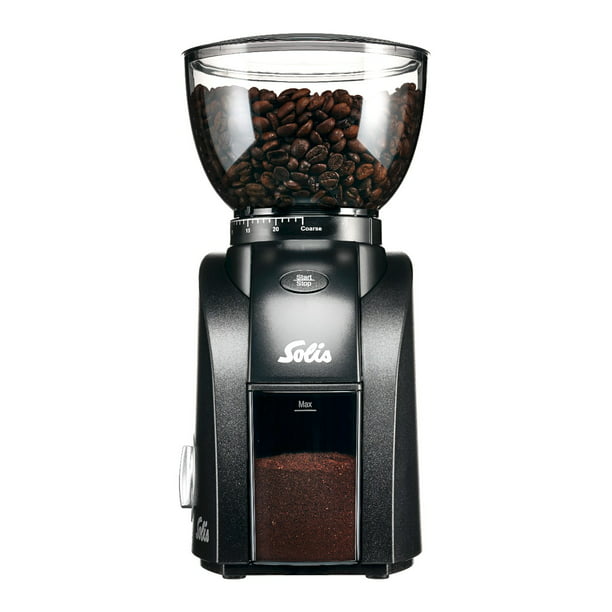 fles Geleerde passend New Solis Scala Zero Static Coffee & Espresso Grinder, Black/Black -  Walmart.com