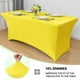 thumbnail image 2 of Mantel Obstal Stretch Spandex para mesa plegable de 6 pies, 2 of 8