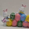 thumbnail image 5 of Estatuilla de Conejos de Pascua de Resina, Centro de Mesa para Decoración de , Decoración de Fiesta en Casa, Oficina, Pascua, 5 of 5