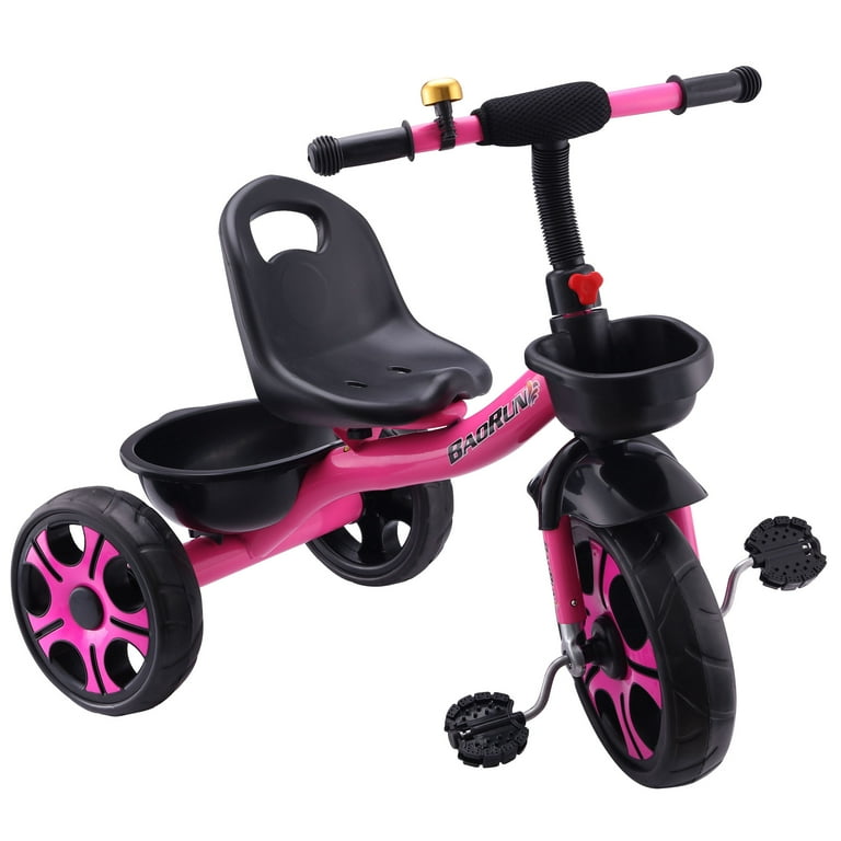 SHCKE Kids Tricycles for Age 3 to 5 Years Kids Trike Children Tricycle Pedal Bike with 3 Wheels and 2 Baskets Kids Bike Tricycle