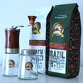 thumbnail image 4 of GIFTBOX MEDIUM ROAST Whole Bean COFFEE KIT SET Volcanic Cult Vanuat Organic Supreme Finest  (32 ounces, Vanuatu+Colombia+Grind), 4 of 38