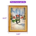 thumbnail image 5 of Hello Winter Boston Terrier Frosty Morning Walk Welcome Snowy Christmas Acrylic Plaque with Wood Photo Frame Box Gentleman Dog Lover Gifts Light Box - 02018, 5 of 5