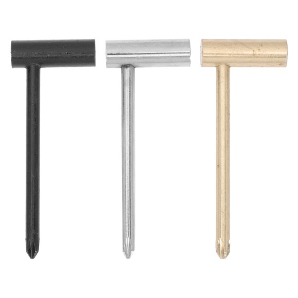 3 unids Práctica Folk Guitar Llave Guitarra de guitarra Herramienta de ajuste de la aleación Guitarra Truss Rod