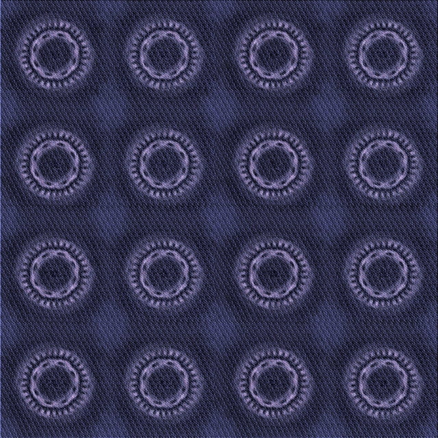Ahgly Company Machine Washable Indoor Square Transitional Deep Periwinkle Purple Area Rugs, 4' Square