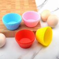 thumbnail image 2 of 12-pack Silicone Cupcakes Liners Baking Molds for Cupcake - stock, baking supply., 2 of 5