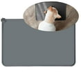 thumbnail image 3 of Silicone Dog Cat Bowl Mat Waterproof Non Slip Portable Dog Cat Pet Feeding Mat with Edges, 3 of 5
