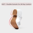 thumbnail image 2 of Stelle Girls Mary Jane Shoes Bowknot Low Heel Dress Shoes Princess Party Wedding Flats for Kids Toddler Easter First Communion Pump Shoes,White, 2 of 6