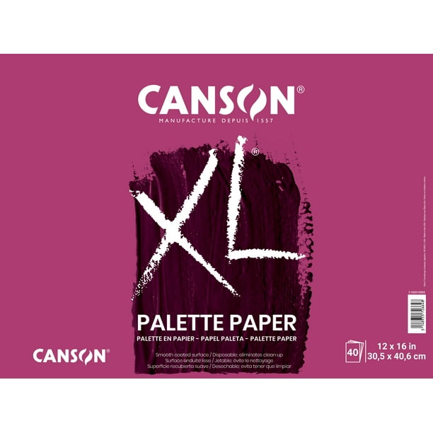 Canson Foundation Series Disposable Palette Pad, 12" x 16"