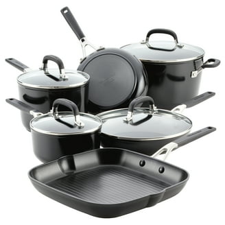 Ninja C19000 Foodi NeverStick 10-Piece Cookware Set, Black
