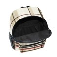 thumbnail image 6 of FORMRS School Backpack with Front Zippered Pocket 12" Student Travel Daypack, Cream Plaid, 6 of 6