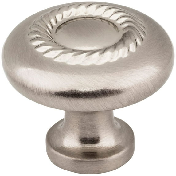 Jeffrey Alexander Z117 Lenoir 1-1/4" Mushroom Cabinet Knob - Nickel