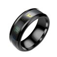 thumbnail image 1 of Smart Temperature Stainless Steel Ring Couple Lover Color Change Temperature ring Mood Unisex Ring Hand Jewelry, 1 of 7