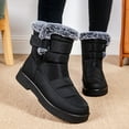 thumbnail image 3 of Chenyee Snow Boots for Women Warm Furry Linied Winter Shoes Water-proof Hook Loop Mid Calf Booties, 3 of 8