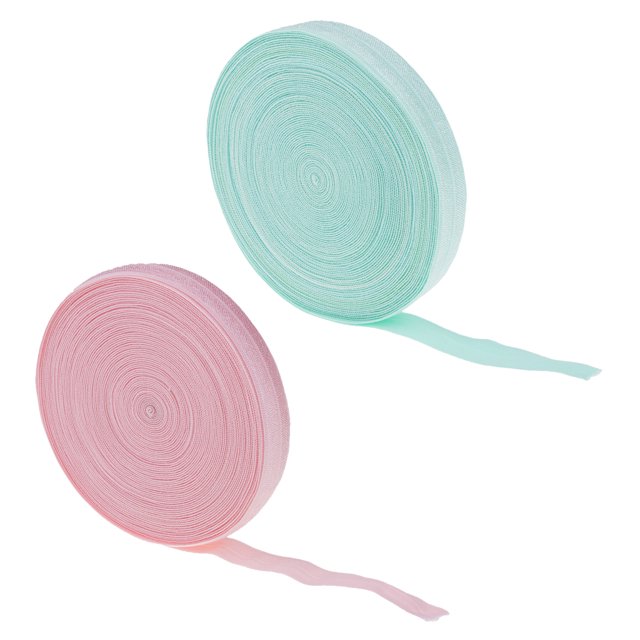 Banda Elástica Verde y Rosa para Ropa Personalizada y Artesanía DIY metros, 1.5cm en ancho Sunnimix Costura de banda elástica
