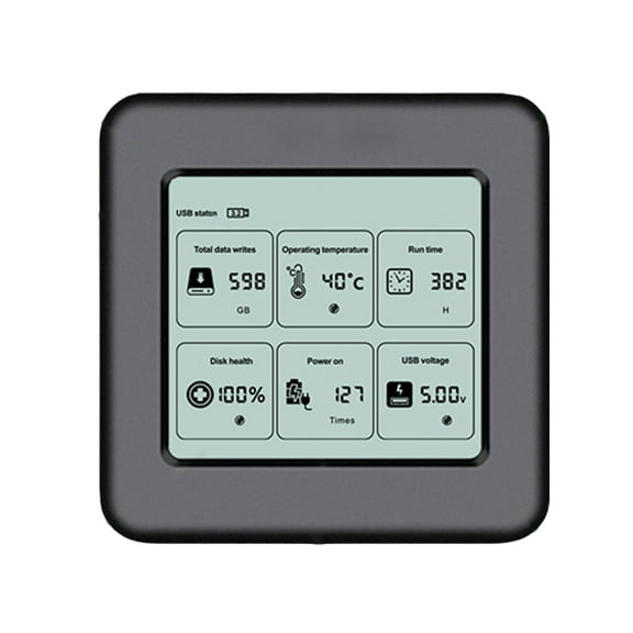 AOOOWER M.2 NVMe 2242 Solid Disk Enclosure Digital Display Stable Secure Data Backups