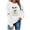 White, variant on Funny Shirts for Women Halloween Ghost Crew Neck Sweatshirts Loose Fleece Lined Cute Graphic Pullover Tops Red, S